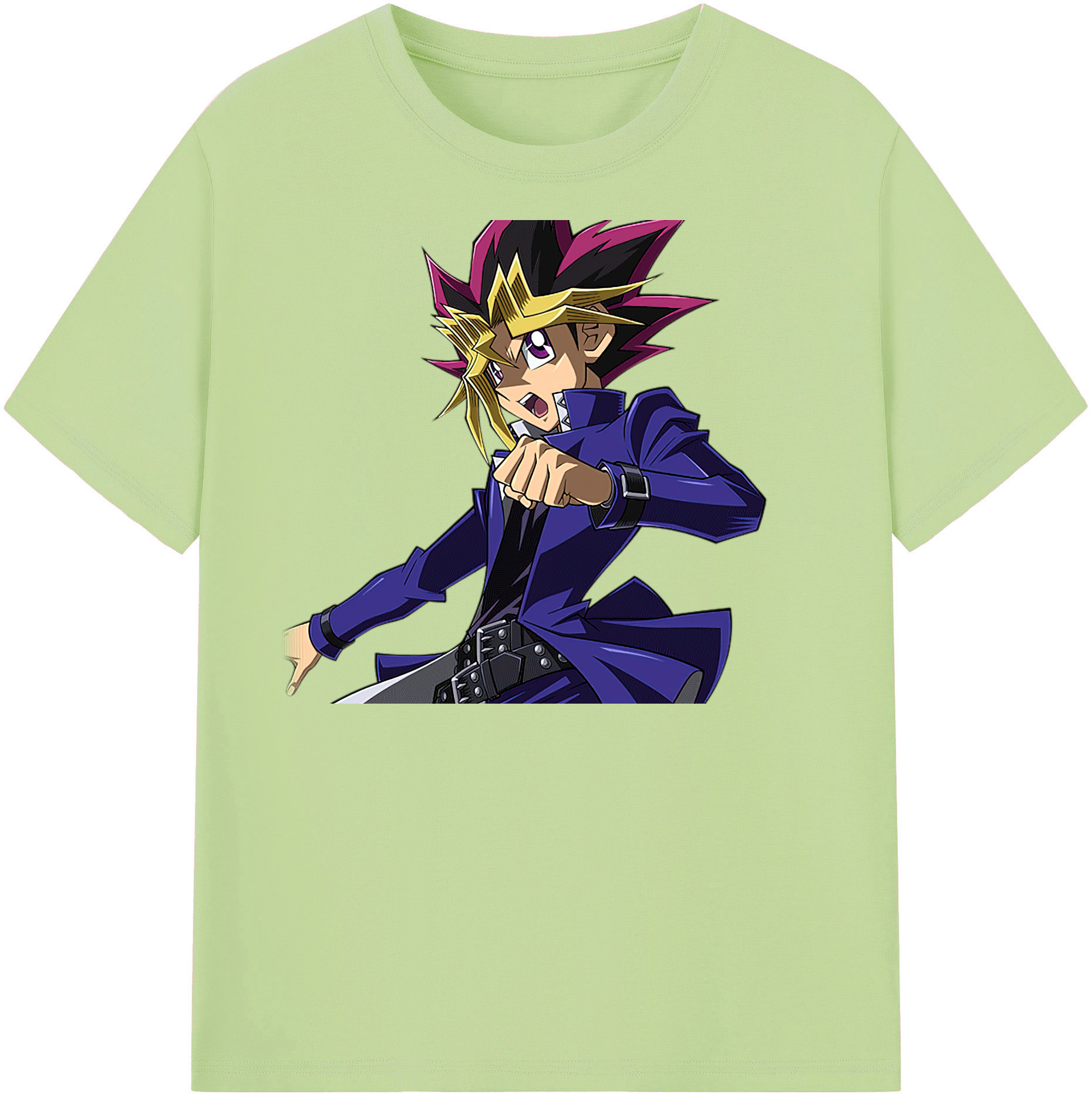 （画像用） 遊☆戯☆王 Yu-Gi-Oh! 綿100％半袖Tシャツ（フロントプリント）